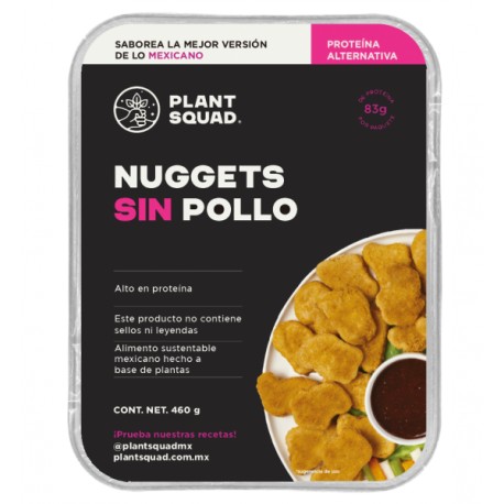Nuggets Veganos Empanizado Sabor Pollo Plant Squad 460 g