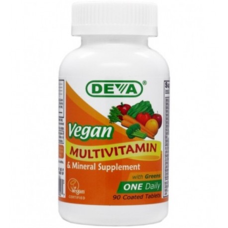 Multivitaminas y Minerales Vegano Deva 90 Tabs