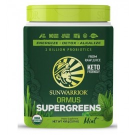 Ormus Super Greens Sabor Menta SunWarrior 225 g