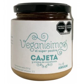 Cajeta Vegana Con Crema De Cacahuate Veganisimo El Super Postre 250 g