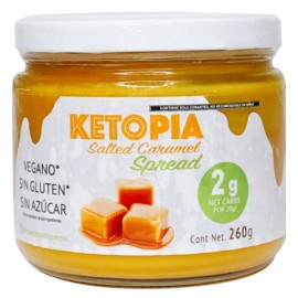 Crema Untable Keto Salted Caramel Ketopia Frozen Boutique 260 g