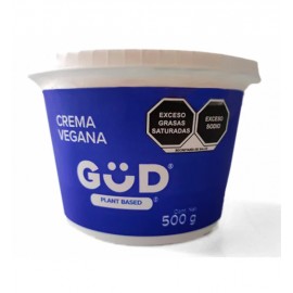 Crema Ácida Vegana Base Almendras Plant Based 500 g