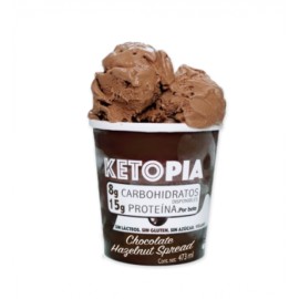 Helado Vegano Ketopia Chocolate Frosting Hazelnut Spread Frozen Boutique 473ml