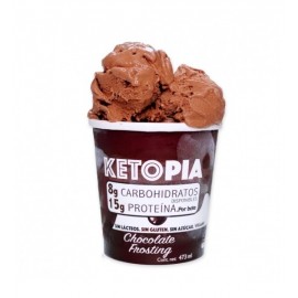 Helado Vegano Ketopia Chocolate Frosting Frozen Boutique 473ml